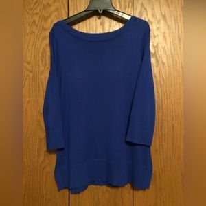 Cable & Gauge Cobalt Blue Sweater Tunic
